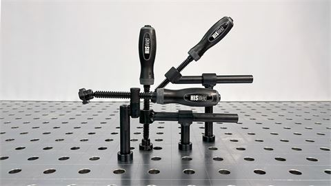 HIS16 Zwingen arrangiert | &copy; Hirscher Industriesysteme